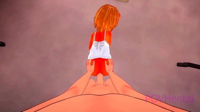 Элементаль пламени Девушка-монстр